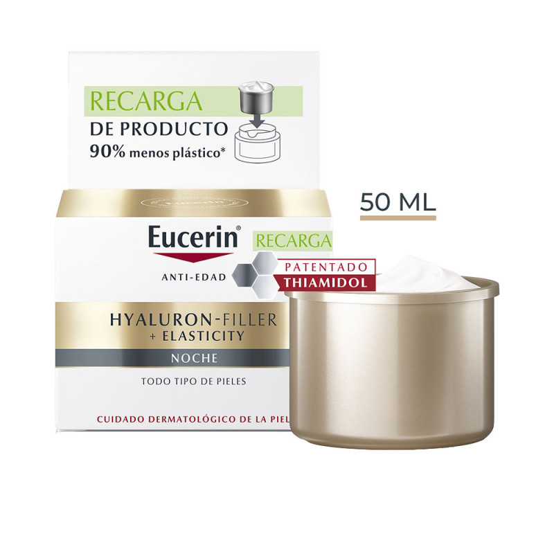 HYALURON FILLER + elasticity noche recarga 50 ml by EUCERIN for Unisex