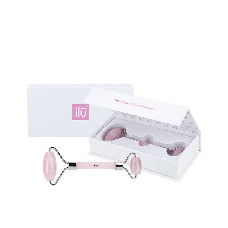 FACIAL ROLLER Rose Quartz 1 u by ILU for Woman FACIAL ROLLER Rose Quartz 1 u by ILU for Woman