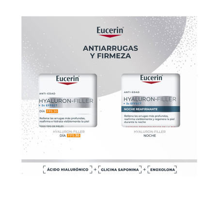 HYALURON FILLER DÍA Y NOCHE ESTUCHE 2 pz by EUCERIN for Unisex