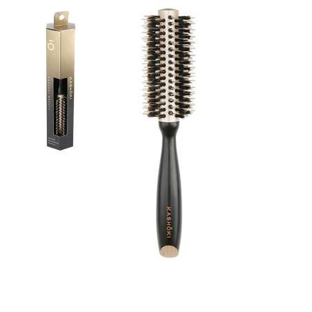 NATURAL BEAUTY cepillo redondo de madera 18 mm 1 u by KASHOKI for Woman