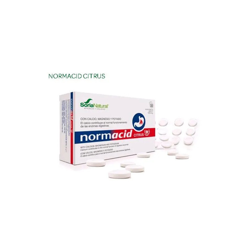 Soria Normacid Citricos 32 Comp X 1250 Mg