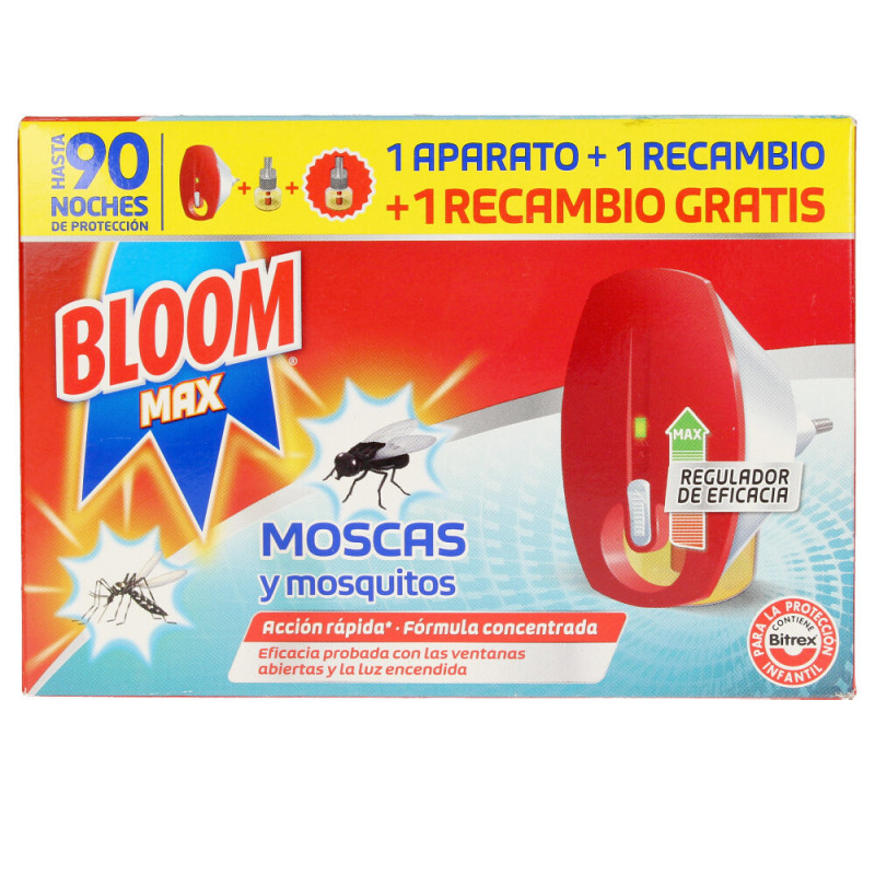 BLOOM MAX MOSCAS & MOSQUITOS apto.eléctrico + 2 recargas by BLOOM for Unisex
