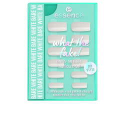 WHAT THE FAKE UNAS POSTIZAS ESTUCHE 04 Bare White 6 pz by ESSENCE for Unisex