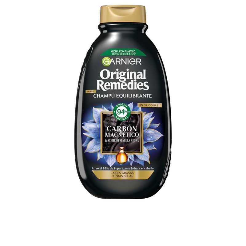 ORIGINAL REMEDIES carbón magnético champú 250 ml by GARNIER for Woman ORIGINAL REMEDIES carbón magnético champú 250 ml by GARNIER for Woman