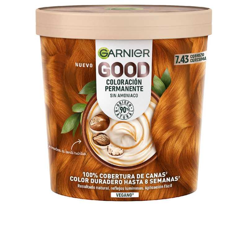 GOOD coloracion permanente 743 cobrizo curcuma 217 ml by GARNIER for Woman GOOD coloracion permanente 743 cobrizo curcuma 217 ml by GARNIER for Woman