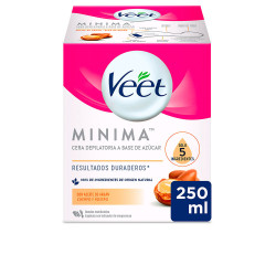 CERA TIBIA NATURAL aceite argán todo tipo pieles 250 ml by VEET for Woman