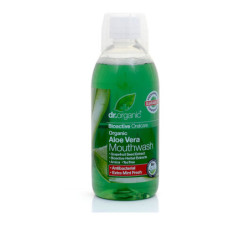 ALOE VERA enjuague bucal 500 ml by DR. ORGANIC for Unisex