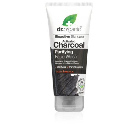 CARBÓN limpiador facial 200 ml by DR. ORGANIC for Unisex