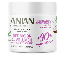 DEFINICIÓN & VOLUMEN mascarilla queratina vegetal 350 ml by ANIAN for Woman