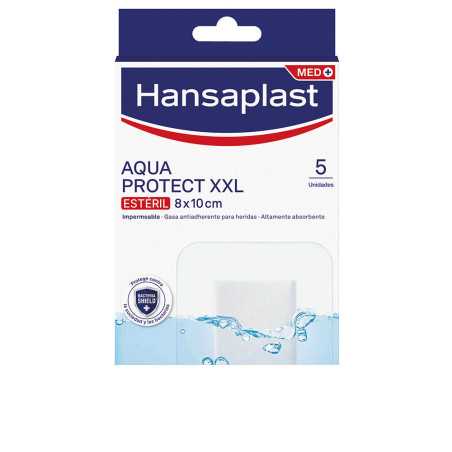 HP AQUA PROTECT XXL apósitos 8 x 10 cm 5 u by HANSAPLAST for Unisex