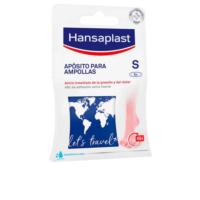 HP FOOT EXPERT apósito ampollas pequeño 6 u by HANSAPLAST for Unisex HP FOOT EXPERT apósito ampollas pequeño 6 u by HANSAPLAST for Unisex