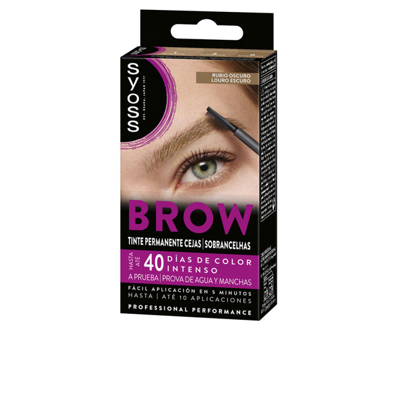 BROW TINT permanente cejas Rubio Oscuro 1 u by SYOSS for Unisex