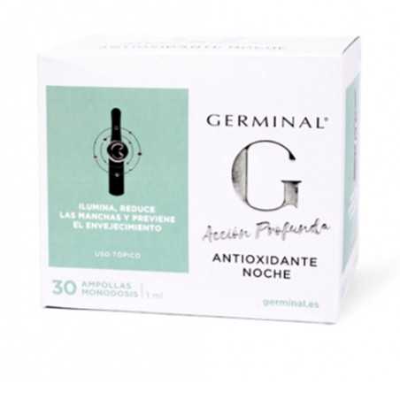 ACCIÓN PROFUNDA antioxidante noche ampollas 30 x 1 ml by GERMINAL for Woman