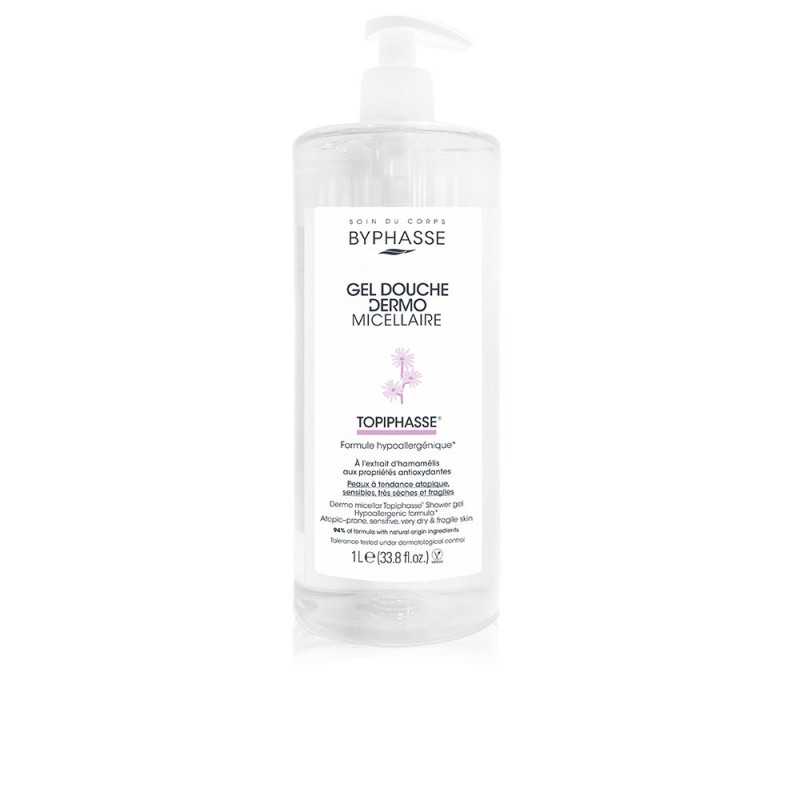 DERMO GEL DE DUCHA micelar topiphasse 1000 ml by BYPHASSE for Unisex DERMO GEL DE DUCHA micelar topiphasse 1000 ml by BYPHASSE for Unisex