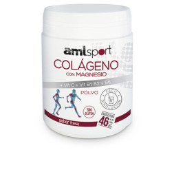 COLÁGENO CON MAGNESIO + VIT.C + VIT.B1.B2.B6 sabor fresa pol 350 gr by AMLSPORT for Unisex