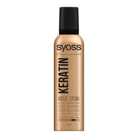 KERATIN mousse flexible y brillo 250 ml by SYOSS for Woman