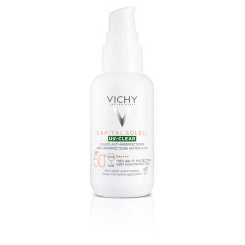 CAPITAL SOLEIL UV CLEAR fluido fotoprotector diario SPF50+ 40 ml by VICHY for Unisex CAPITAL SOLEIL UV CLEAR fluido fotoprotector diario SPF50+ 40 ml by VICHY for Unisex