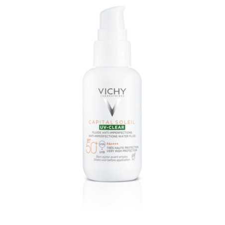 CAPITAL SOLEIL UV CLEAR fluido fotoprotector diario SPF50+ 40 ml by VICHY for Unisex