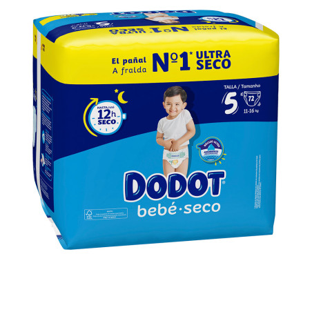 DODOT ETAPAS talla 5 pañales 11-16 kg 72 u by DODOT for Unisex