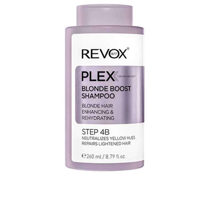 PLEX blonde boost shampoo step 4b 260 ml by REVOX B77 for Woman PLEX blonde boost shampoo step 4b 260 ml by REVOX B77 for Woman