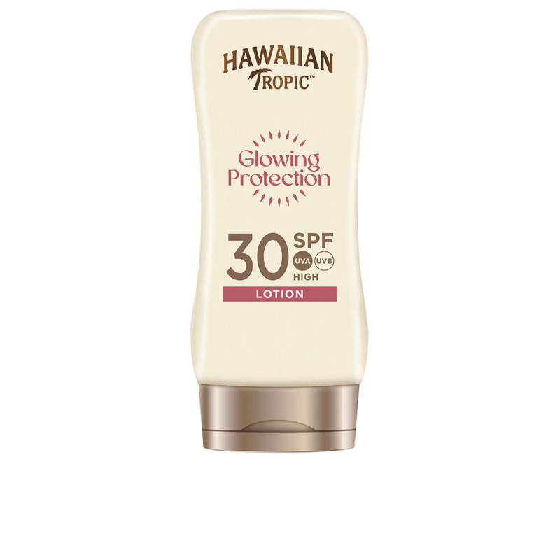 GLOWING PROTECTION ultra radiance sun lotion SPF30 180 ml by HAWAIIAN TROPIC for Unisex