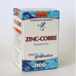 Neo Microgranules Zinco Cobre 50 Cápsulas