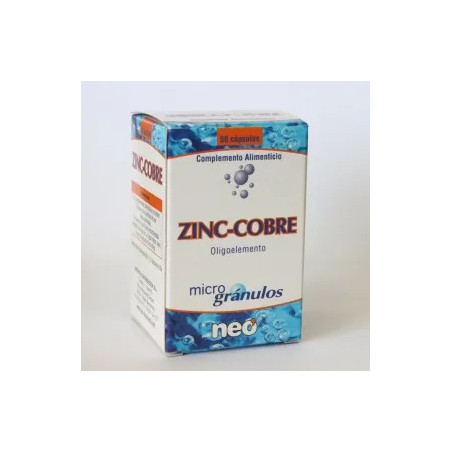 Neo Microgranules Zinco Cobre 50 Cápsulas
