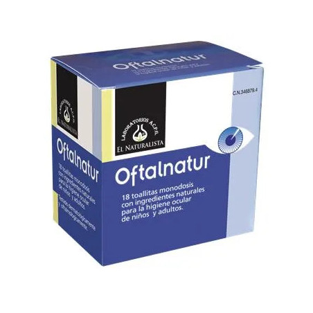 Salviettine oculari Oftalnatur Natural 15 salviettine