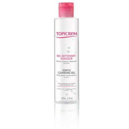 HYDRA+ gel limpiador suave 200 ml by TOPICREM for Unisex