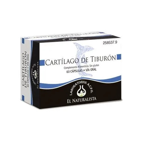 Natürlicher Haifischknorpel 500 mg x 60 Kapseln