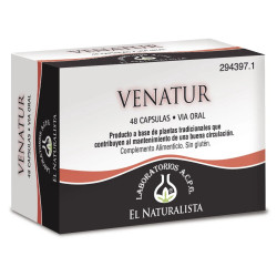 El Natural Venatur 48 Cápsulas 375 Mg