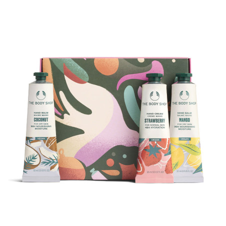 HAND CARE TRIO ESTUCHE 3 pz by THE BODY SHOP for Unisex