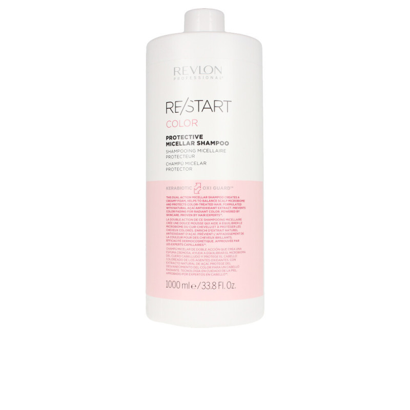 RE-START color protective micellar shampoo 1000 ml by REVLON for Woman