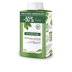 A LA ORTIGA BIO champú seborregulador cabello graso 2 x 400 ml by KLORANE for Unisex