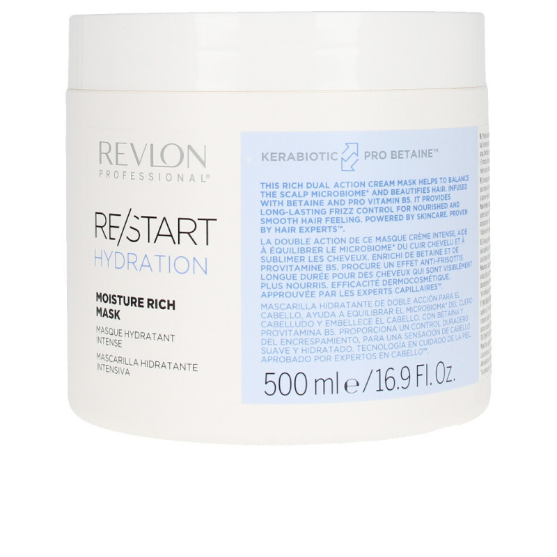 RE-START hydratation rich mask 500 ml by REVLON for Unisex