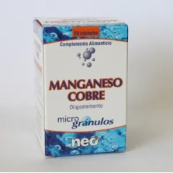 Neo Microgranules Manganês Cobre 50 Cápsulas