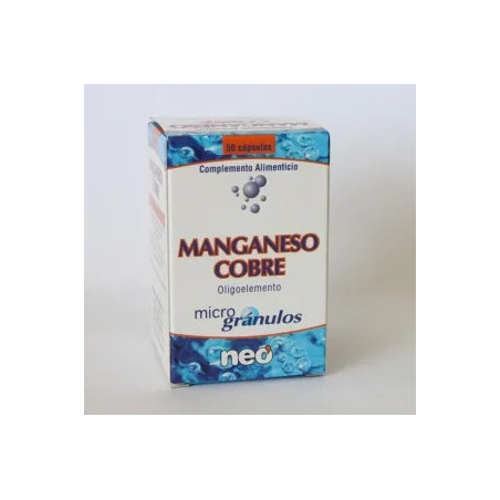Neo Microgranulos Manganeso Cobre 50 Caps
