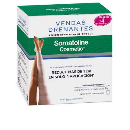 DRENANTE VENDAS KIT COMPLETO ACCIÓN REDUCTORA CHOQUE LOTE 4 pz by SOMATOLINE COSMETIC for Unisex