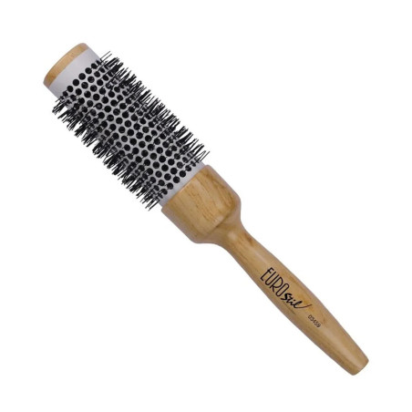 Cepillo Cerámico Térmico Eurostil Mango Madera 38mm 1un