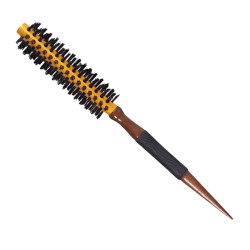 Brosse circulaire en aluminium Eurostil, mélange de soies de sanglier, diamètre 10 mm, 1 unité