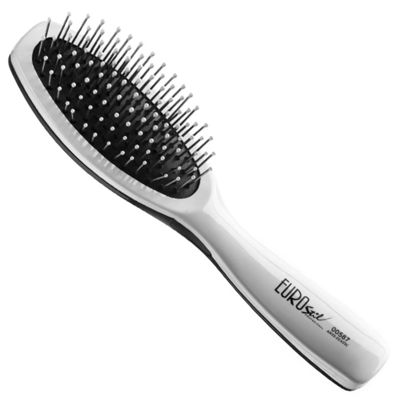 Brosse à soufflet en caoutchouc Eurostil, bicolore, antistatique, petite, 1 pièce