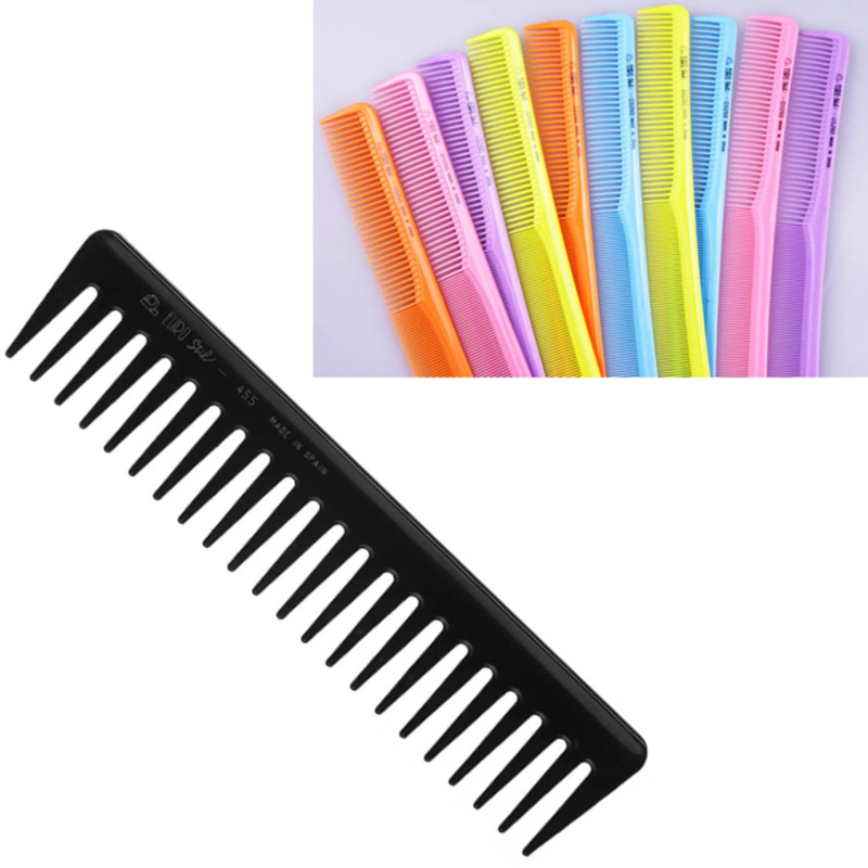 Pente aplicador de mechas Eurostil, 18 cm, cores sortidas, 1 unidade.