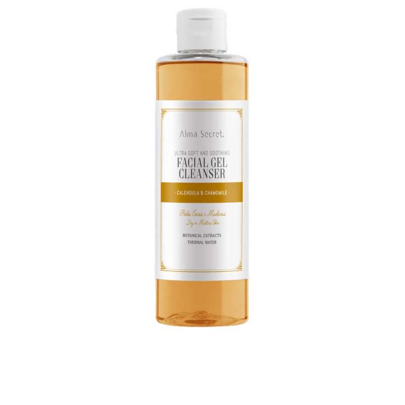 FACIAL GEL CLEANSER suave y calmante caléndula & manzanilla 200 ml by ALMA SECRET for Woman FACIAL GEL CLEANSER suave y calmante caléndula & manzanilla 200 ml by ALMA SECRET for Woman