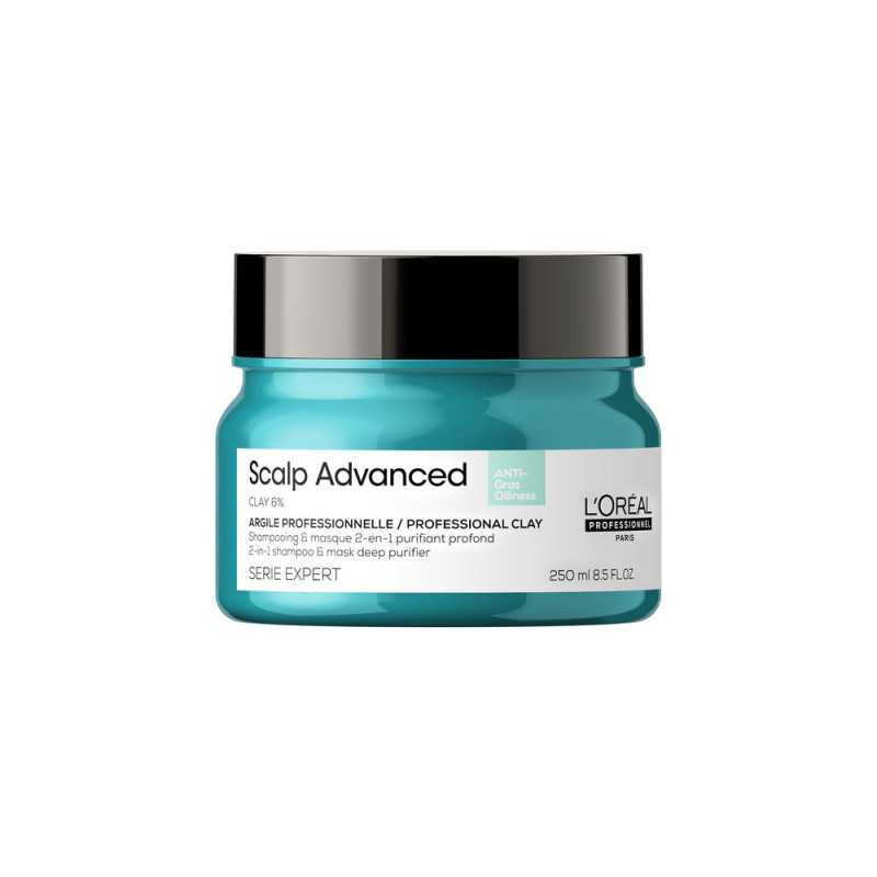 SCALP ADVANCED champú y mascarilla purificante 2 en 1 250 ml by L'ORÉAL PROFESSIONNEL PARIS for Unisex SCALP ADVANCED champú y mascarilla purificante 2 en 1 250 ml by L'ORÉAL PROFESSIONNEL PARIS for Unisex
