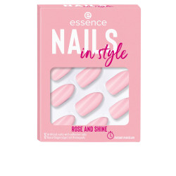 NAILS IN STYLE unas artificiales 14 rose and shine 12 u by ESSENCE for Unisex
