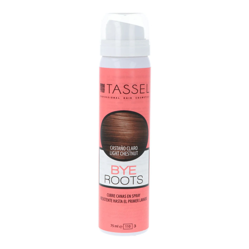 Eurostil Tassel Bye Roots Grauhaar-Abdeckspray Hellbraun 75 ml