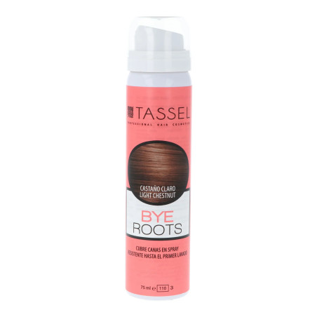 Eurostil Tassel Bye Roots Grauhaar-Abdeckspray Hellbraun 75 ml