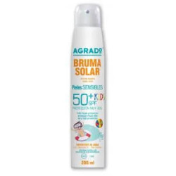 Protector solar en bruma seca Agrado SPF50 para niños 200 ml