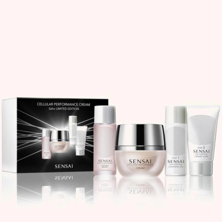 Creme Sensai Cellular Performance 40ml, Loção II 20ml, Óleo de Limpeza 30ml, Sabonete 30ml