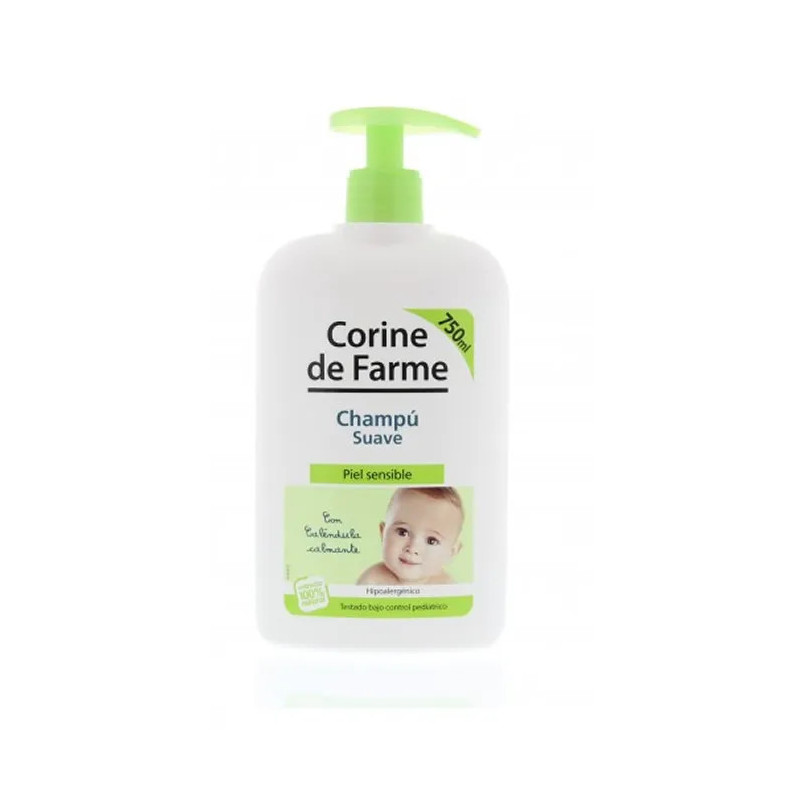 Champú suave Corine De Farme 750 ml